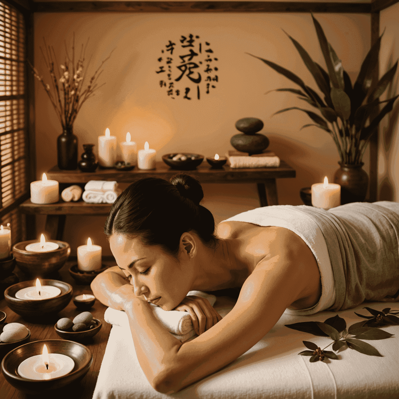 A montage of holistic therapy treatments including acupuncture, reflexology, and reiki in a zen-like spa environment